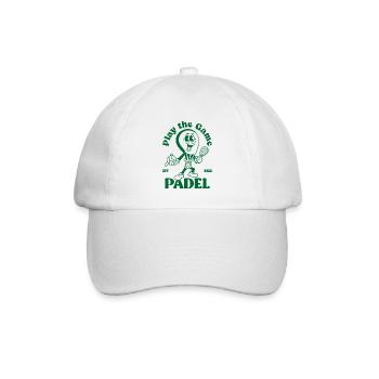 Spielen Sie das Spiel Padelshirt - Baseballkappe - Weiß/Weiß - Vorne