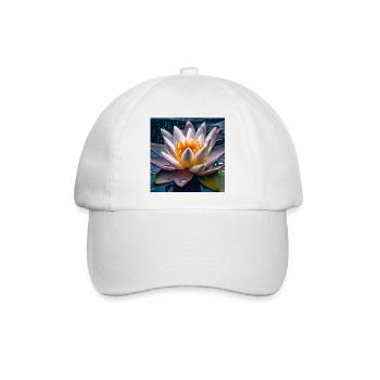 Seerose - Baseballkappe - Weiß/Weiß - Vorne