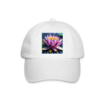 Seerose - Baseballkappe - Weiß/Weiß - Vorne