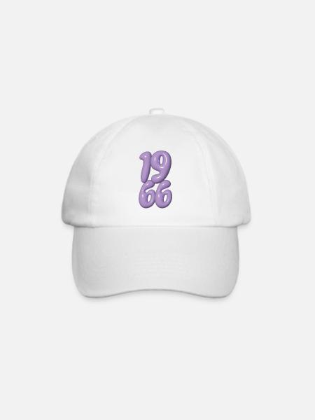 Vintage 1966 - Baseballkappe - Weiß/Weiß