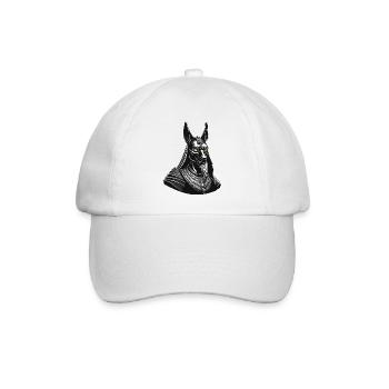 Ägypten / Pharao / Mumien / Hieroglyphen / Sphinx - Baseballkappe - Weiß/Weiß - Vorne
