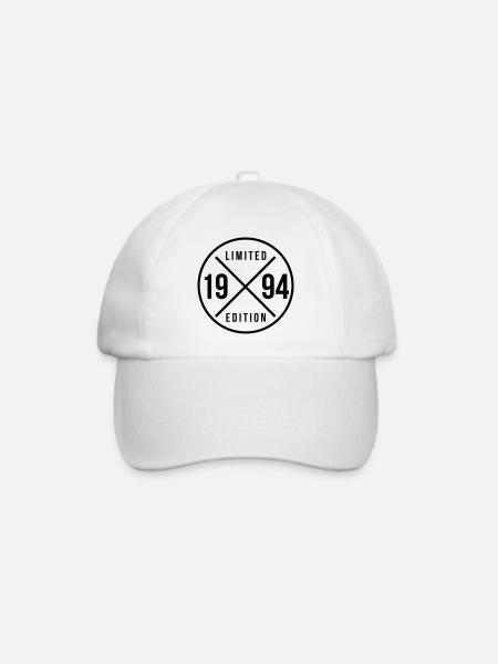 1994 Kreis 30. Geburtstag Farbwechsel - Baseballkappe - Weiß/Weiß