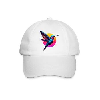 Kolibri - Baseballkappe - Weiß/Weiß - Vorne
