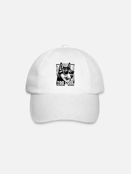 Too Cool Husky Sonnenbrille - Baseballkappe - Weiß/Weiß
