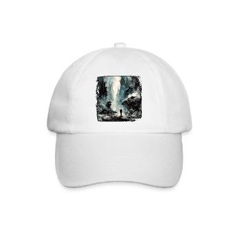 Apocalypse / Weltuntergang / Zerstörung / Anarchie - Baseballkappe - Weiß/Weiß - Vorne