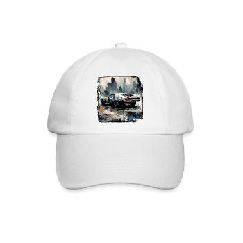 Apocalypse / Weltuntergang / Zerstörung / Anarchie - Baseballkappe - Weiß/Weiß - Vorne