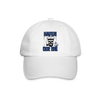 Hafen der Ehe - Baseballkappe - Weiß/Weiß - Vorne