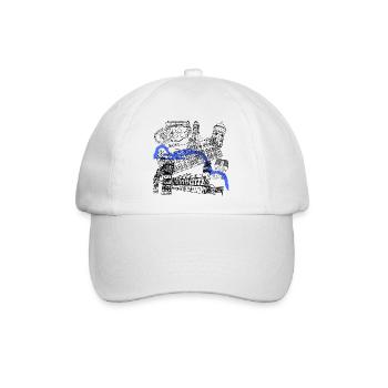 Mülheimer Wahrzeichen - Baseballkappe - Weiß/Weiß - Vorne