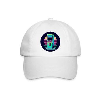 Neon Arcade - Baseballkappe - Weiß/Weiß - Vorne