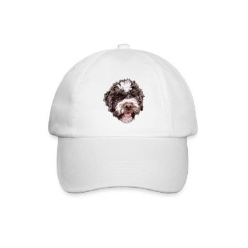 Lagotto Romagnolo - Baseballkappe - Weiß/Weiß - Vorne