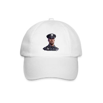 Polizei / Einsatz / Beruf / Job / Einsatzkräfte - Baseballkappe - Weiß/Weiß - Vorne
