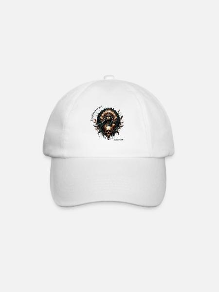 Weisheit der amerikanischen Ureinwohner - Baseballkappe - Weiß/Weiß