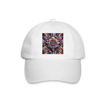 3D-Diamant - Baseballkappe - Weiß/Weiß - Vorne