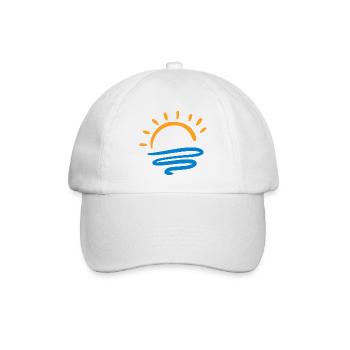Sonne & Meer - Baseballkappe - Weiß/Weiß - Vorne
