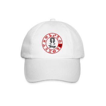 Zwölf Sternzeichen Jungfrau Jungfrau - Baseballkappe - Weiß/Weiß - Vorne