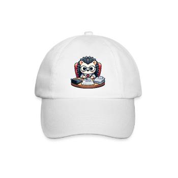 Accounting Hedgehog: Das berechnende Tier - Baseballkappe - Weiß/Weiß - Vorne