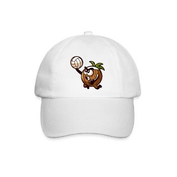 Spike die Volleyball-Eichel - Baseballkappe - Weiß/Weiß - Vorne