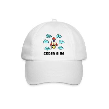 Open Source Developer Css C++ Php Java Coden - Baseballkappe - Weiß/Weiß - Vorne