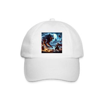 Fenrir - Baseballkappe - Weiß/Weiß - Vorne