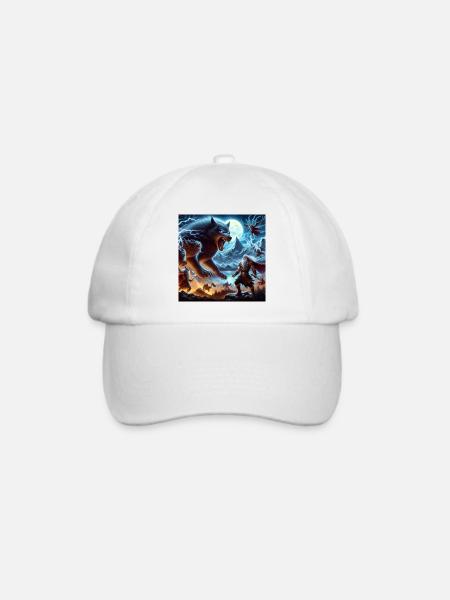 Fenrir - Baseballkappe - Weiß/Weiß