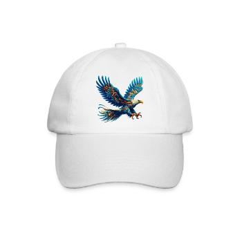 Adler - Baseballkappe - Weiß/Weiß - Vorne