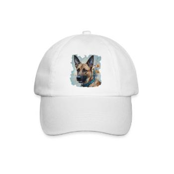MALINOIS - Baseballkappe - Weiß/Weiß - Vorne