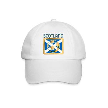 FUSSBALL FUSSBALL SCHOTTLAND - Baseballkappe - Weiß/Weiß - Vorne