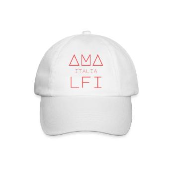 AMALFI ITALIA Kunstdesign - Baseballkappe - Weiß/Weiß - Vorne
