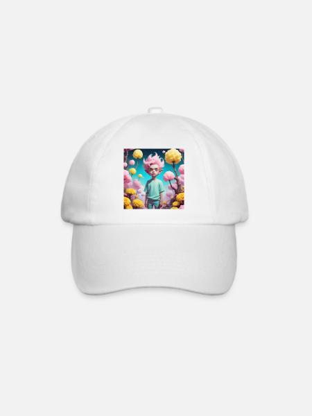 Goblin - Baseballkappe - Weiß/Weiß