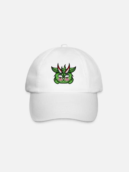 Errötender Dämon! - Baseballkappe - Weiß/Weiß