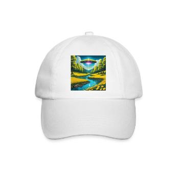 UFO - Baseballkappe - Weiß/Weiß - Vorne