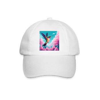 Kolibri - Baseballkappe - Weiß/Weiß - Vorne