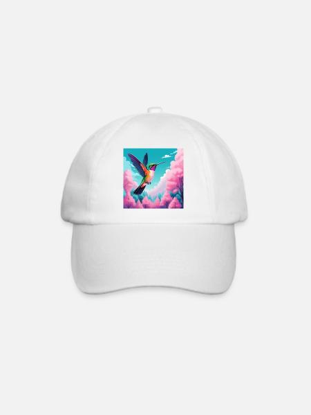 Kolibri - Baseballkappe - Weiß/Weiß