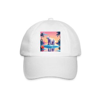 Polar Bear - Baseballkappe - Weiß/Weiß - Vorne
