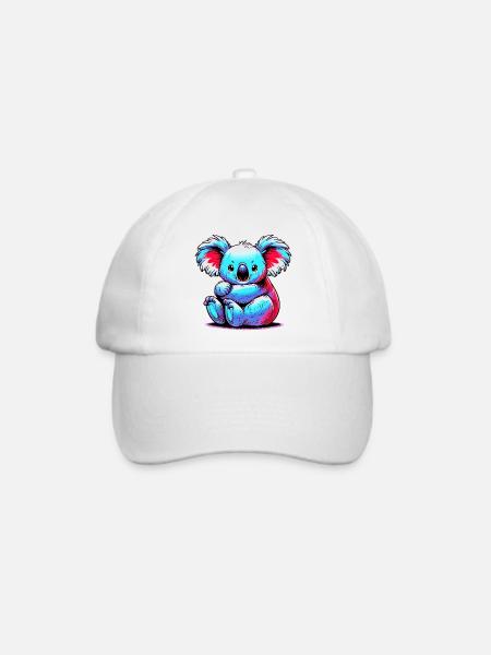 Koala - Baseballkappe - Weiß/Weiß