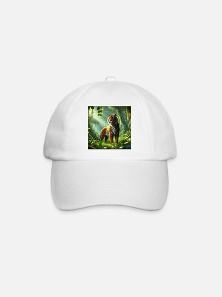 Tiger - Baseballkappe - Weiß/Weiß