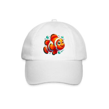 Clownfische - Baseballkappe - Weiß/Weiß - Vorne