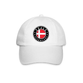 Vejle Dänemark - Baseballkappe - Weiß/Weiß - Vorne