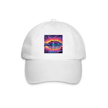 Belgrad Serbien Balkan Design - Baseballkappe - Weiß/Weiß - Vorne