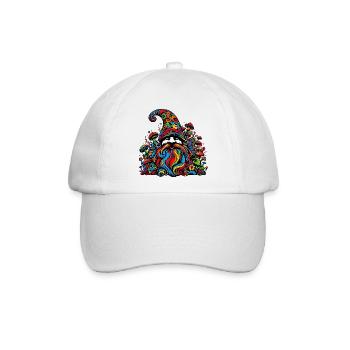 Gnom - Baseballkappe - Weiß/Weiß - Vorne