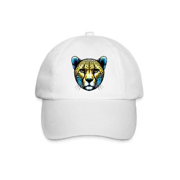 Gepard - Baseballkappe - Weiß/Weiß - Vorne