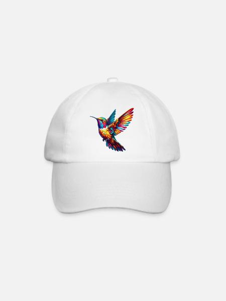 Kolibri - Baseballkappe - Weiß/Weiß