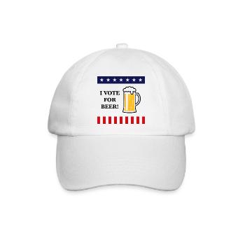 Wahl USA Stars and Stripes - Baseballkappe - Weiß/Weiß - Vorne