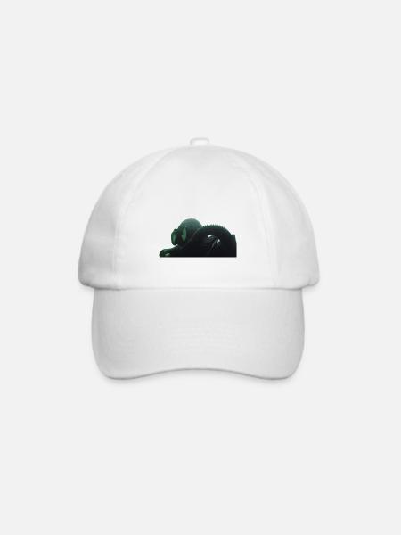 Taucher - Baseballkappe - Weiß/Weiß