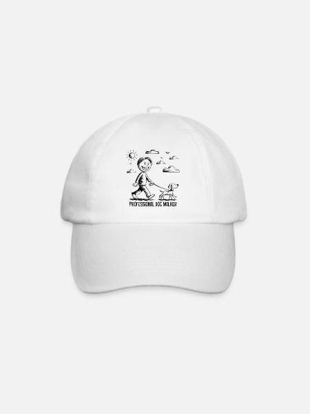 Professional Dog Walker - Baseballkappe - Weiß/Weiß