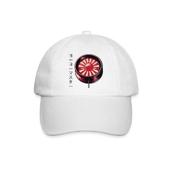 Yoyo Master Japanische Rote Sonne Yo-Yo - Baseballkappe - Weiß/Weiß - Vorne