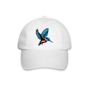 Eisvogel - Baseballkappe - Weiß/Weiß - Vorne