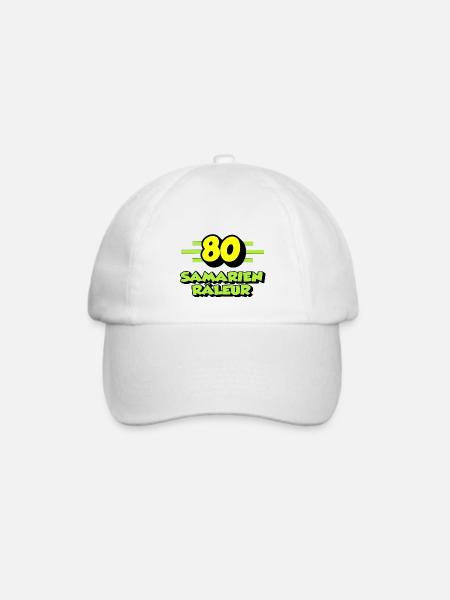 Klagender Samarianer - Baseballkappe - Weiß/Weiß
