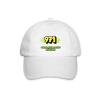 Nörgler aus Guadeloupe - Baseballkappe - Weiß/Weiß - Vorne