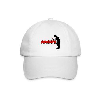 Wütend - Baseballkappe - Weiß/Weiß - Vorne